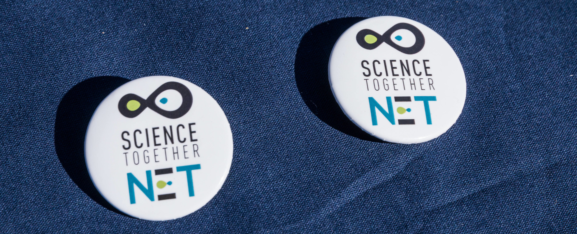 Notte dei ricercatori IAPS - le spille del progetto Science together
