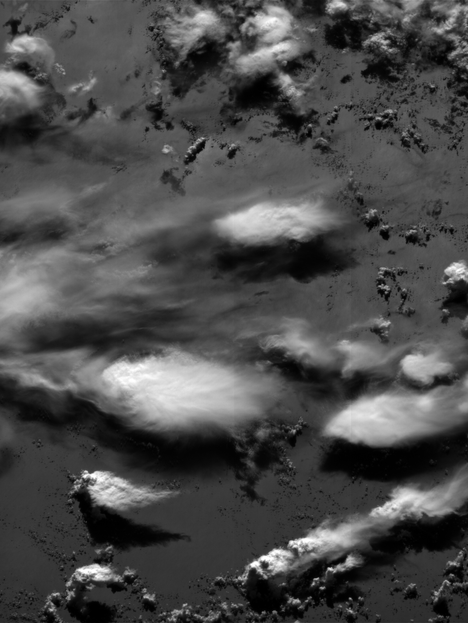 Clouds over Pacific Ocean