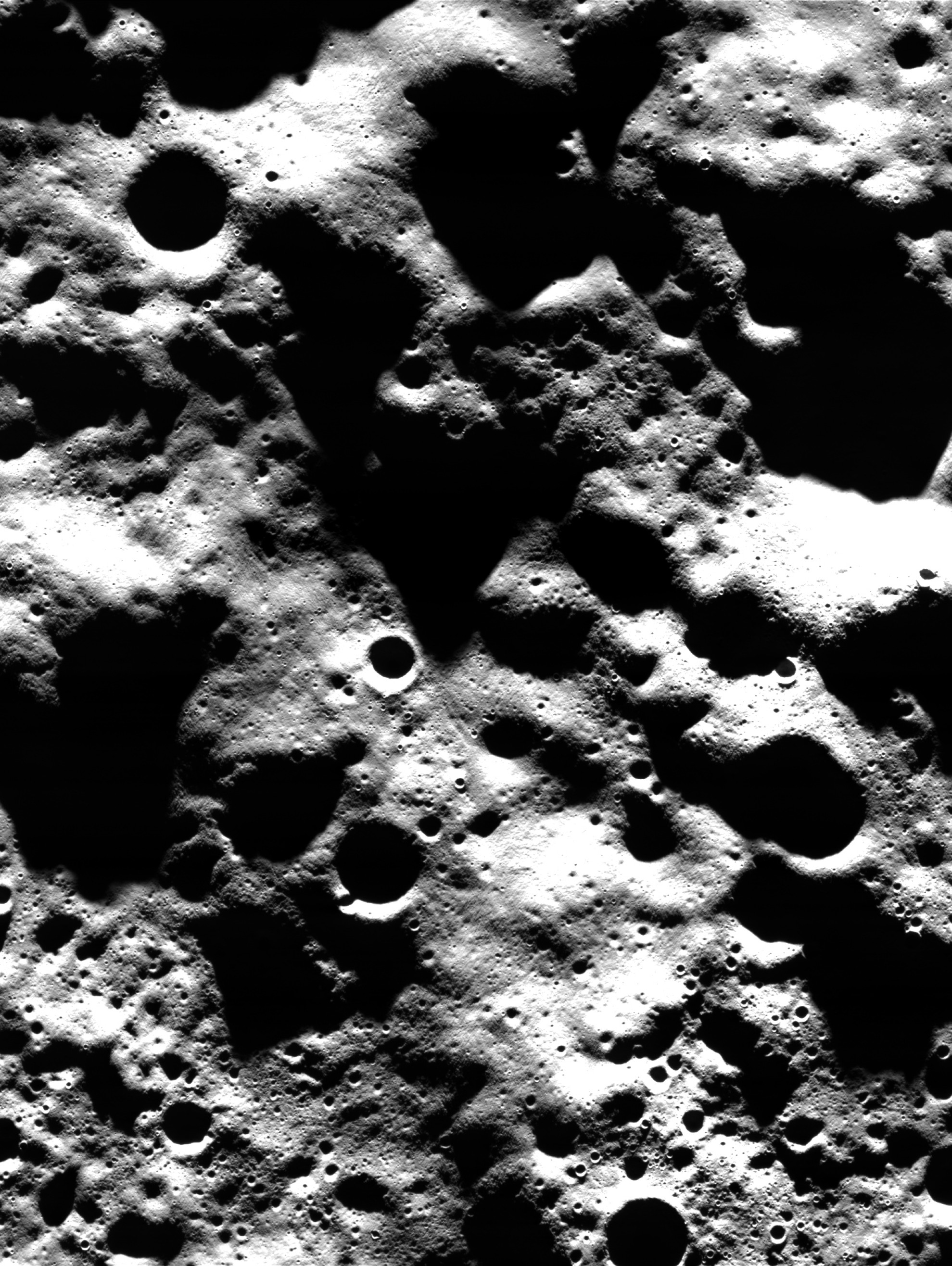 The moon at terminator